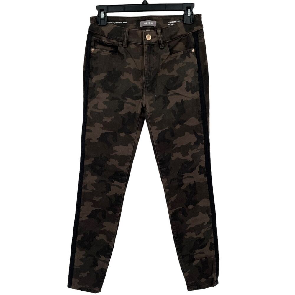 DL1961 jeans green Florence Instasculpt Ankle Skinny size 26